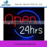 12V NEW Designs Night Time Led Open Sign Made By Flex Neon thumbnail-1