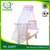 Popular Sales Antique Chinese 3-in-1 Baby Crib thumbnail-3