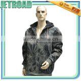 Bonded Foam Back Fabric/Hooded Soft Jacket