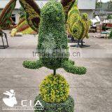 Artificial Boxwood Greenery Sculpture Animal Figurine for Garden Landscaping thumbnail-3