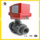 CTF-002 2 WAY Electric Motorized Ball Valve for Sewage Treatment Plant