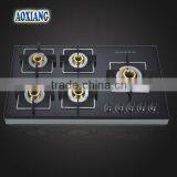 Kitchen 5 Burner Built-in Tempered Glass Gas Stove/ Gas Stove/ Gas Cooker AX-1224-5 thumbnail-1