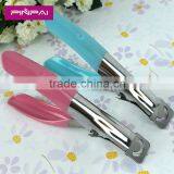 2015 Pink and Blue Color Professional Edge Cutter Nail Cutter Manufacturer