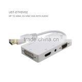 DP to VGA /DVI and HD MI 3 in 1 Adapter With Audio thumbnail-5