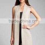 Fancy Long Ladies Sleeveless Abaya Hot Sale Cardigan thumbnail-3