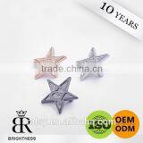 Fancy Star Custom Size Label for Shirt Collar Brightness C1-80030