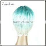 China Xuchang Ceres Company Top Quality Human Hair Indian Remy Virgin Hair Half Wig thumbnail-5