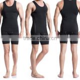 Mens Body Shaper running vest Sports Gym Tank Top Sleeveless Polyester Quick-dry Vest