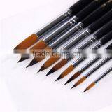 Professional Horse Mane Hair Gouache Brush