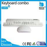 2.4g USB Wireless Keyboard Mouse Combo With White Color for Computer/laptop thumbnail-6