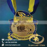 2015 Hot Sale Custom Medal With Colour Ribbon for Senior Cadre thumbnail-4