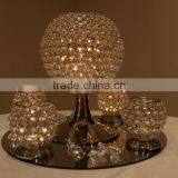 Gold Crystal Candelabra