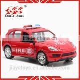 Zinc alloy miniature police car toys with pull back function