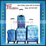 ABS 3 Pcs With 8 Wheels Business Trolley Luggage/ Simple Trolley Case /Fashion Hard Luggage thumbnail-1