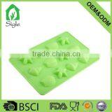 12 -cavity Silicone Shell Chocolate Mold Ice Cube Tray Jello Mold Candy Mold Decoration Ice Tube thumbnail-3
