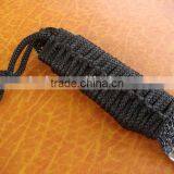 OEM Forging Black Blade Hunting Knife With Rope Handle thumbnail-2
