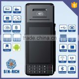 Portable Android OS POS Terminal with WiFi,Bluetooth,IC Card Reader,RFID Reader,Fingerprint,Camera