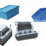 Taizhou New Plastic Injection Folding Close Crate With Lid Mould,Plastic Foldable Container Mould thumbnail-3
