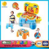 Play at home Funny play toys with music and light plastic toy tool set