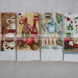100% Cotton Terry Cloth Printed Kitchen Towels Customized Printed Towel Vegetable Designs Pigment Kitchen Towel thumbnail-3