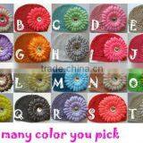 Crochet Newsboy Beanie Kufi Hats With a Daisy Flower thumbnail-1