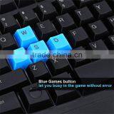 RAJFOO X-man LED Backlit Design 2 Colorful Backlit Gaming Keyboard