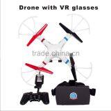 3D VR Sunglasses Drone With HD Camera 2.4G Rc Quadcopter Drone UAV