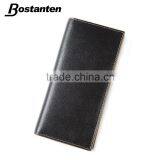 Business Men Genuine Leather Money Clip Long Wallet and Clutch Bag thumbnail-2
