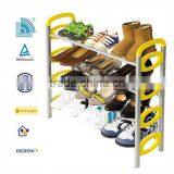 2014 Modern Design 4 Layer Colourful Metal Shoe Rack thumbnail-1