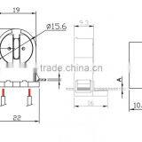 UL-Listed Non-Shunted G5 Base Tube Light Holder for T5 Tube Light Socket Tombstones thumbnail-3