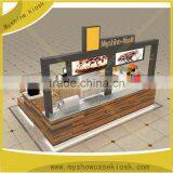 Industrial Popcorn Machine With Plywood Mall Popcorn Kiosk Coffee Kiosk Design for Sale thumbnail-2