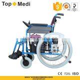Rehabilitation Therapy Supplies TOPMEDI TM-EW-016 Handicapped Aluminum Hot Sale Electric Wheelchair thumbnail-3