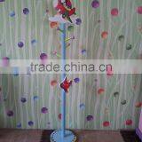 Creative Color Cartoons Children Solid Wood Coat Racks and Lovely Floor Hanging Clothes Bag Coat Rack thumbnail-1