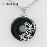 Rectangle DIY Sterling Silver Jewelry Gemstone Pendant Accessories Customizable thumbnail-3