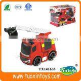 Pink Fire Truck Toy, Fire Engine Toy thumbnail-1