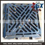 BS EN124 Rectangular Cast Iron Storm Drain Grate thumbnail-1