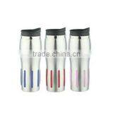 Colorful Auto Mug Plastic Tumbler Eco-friendly Auto Travel Cup Mug With Good Friction thumbnail-1