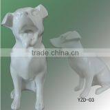 Window Display Fiberglass Animal Dog Mannequins Artesanato Vivos for Sale thumbnail-5