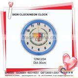 NEON CLOCK WALL CLOCK 12NC204 thumbnail-1