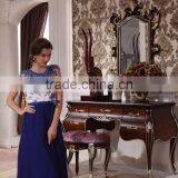 High Quality Dessing Table and Chair, Exquisite Wood Carving Dresser With Mirror, Bedroom Furniture Dressing Table (BF01-ML034) thumbnail-1