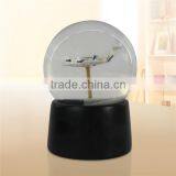 2014 Resin Hanging Airplane Souvenir Snow Globe thumbnail-1
