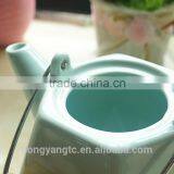 Customize Logo Porcelain Chinese Tea Pot With Steel Handle thumbnail-5