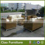 White Color Garden Sofa Set Garden Line Patio Furniture thumbnail-6