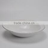 Popular Straw Hat Shape Bowl With Silvery Line,with Customized Printing thumbnail-1