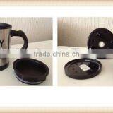 Lazy Self Stirring Stir Mug Tea Coffee Soup Cup With Cover/Cap Novelty Xmas Gift thumbnail-2