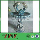 Two Dolphin Playful Sculptures Decoration Funny Fountain thumbnail-1