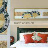 Framed Handmade Chinese Fan & Chinese Characters Art Craft for Home Decoration thumbnail-3