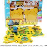 2015 Hot Sale Electric Track Happy Bus Jigsaw Puzzle Rail Car Electric Toy Race Track Bus For Kids thumbnail-1