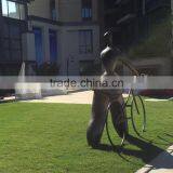 Bronze FRP Rider Sculpture Statue thumbnail-6