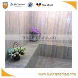 Veins Cut Blue Honed Travertine Big Slabs on Sale thumbnail-5
